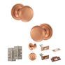Old English Harrogate Door Knob Pack - Bathroom Set additional 19