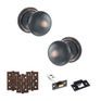 Old English Harrogate Door Knob Pack - Latch Set additional 95