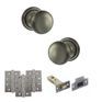 Old English Harrogate Door Knob Pack - Latch Set additional 64