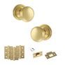 Old English Harrogate Door Knob Pack - Latch Set additional 36