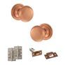 Old English Harrogate Door Knob Pack - Latch Set additional 2