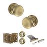 Old English Harrogate Door Knob Pack - Lock Set additional 150