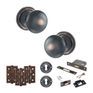 Old English Harrogate Door Knob Pack - Lock Set additional 144