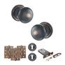 Old English Harrogate Door Knob Pack - Lock Set additional 139