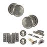 Old English Harrogate Door Knob Pack - Lock Set additional 125