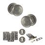 Old English Harrogate Door Knob Pack - Lock Set additional 123
