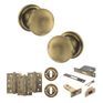 Old English Harrogate Door Knob Pack - Lock Set additional 116