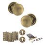 Old English Harrogate Door Knob Pack - Lock Set additional 112