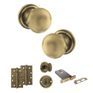 Old English Harrogate Door Knob Pack - Lock Set additional 109
