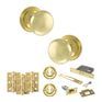 Old English Harrogate Door Knob Pack - Lock Set additional 90