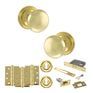 Old English Harrogate Door Knob Pack - Lock Set additional 89