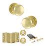 Old English Harrogate Door Knob Pack - Lock Set additional 85