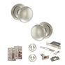 Old English Harrogate Door Knob Pack - Lock Set additional 70