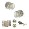 Old English Harrogate Door Knob Pack - Lock Set additional 68