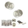 Old English Harrogate Door Knob Pack - Lock Set additional 66