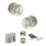 Old English Harrogate Door Knob Pack - Lock Set additional 64