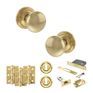 Old English Harrogate Door Knob Pack - Lock Set additional 63