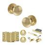 Old English Harrogate Door Knob Pack - Lock Set additional 62