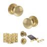 Old English Harrogate Door Knob Pack - Lock Set additional 59