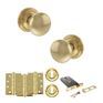 Old English Harrogate Door Knob Pack - Lock Set additional 58