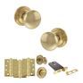 Old English Harrogate Door Knob Pack - Lock Set additional 57