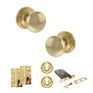 Old English Harrogate Door Knob Pack - Lock Set additional 56