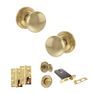 Old English Harrogate Door Knob Pack - Lock Set additional 55