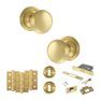 Old English Harrogate Door Knob Pack - Lock Set additional 54