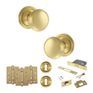 Old English Harrogate Door Knob Pack - Lock Set additional 53