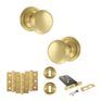 Old English Harrogate Door Knob Pack - Lock Set additional 51