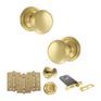 Old English Harrogate Door Knob Pack - Lock Set additional 48