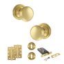 Old English Harrogate Door Knob Pack - Lock Set additional 47