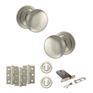 Old English Harrogate Door Knob Pack - Lock Set additional 33