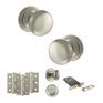 Old English Harrogate Door Knob Pack - Lock Set additional 32
