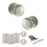 Old English Harrogate Door Knob Pack - Lock Set additional 31