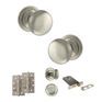 Old English Harrogate Door Knob Pack - Lock Set additional 28
