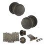 Old English Harrogate Door Knob Pack - Lock Set additional 21