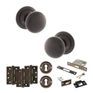 Old English Harrogate Door Knob Pack - Lock Set additional 17