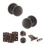 Old English Harrogate Door Knob Pack - Lock Set additional 14