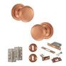 Old English Harrogate Door Knob Pack - Lock Set additional 7
