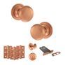 Old English Harrogate Door Knob Pack - Lock Set additional 5