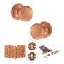 Old English Harrogate Door Knob Pack - Lock Set additional 4