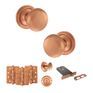 Old English Harrogate Door Knob Pack - Lock Set additional 3