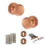 Old English Harrogate Door Knob Pack - Lock Set additional 2
