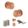 Old English Harrogate Door Knob Pack - Lock Set additional 1
