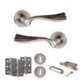 Old English Richmond Door Handle Pack - 3 Lever Lock Set additional 8