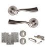 Old English Richmond Door Handle Pack - 3 Lever Lock Set additional 10