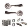 Old English Richmond Door Handle Pack - Euro Lock Set additional 1