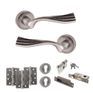Old English Richmond Door Handle Pack - Euro Lock Set additional 4