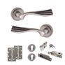 Old English Richmond Door Handle Pack - Euro Lock Set additional 5